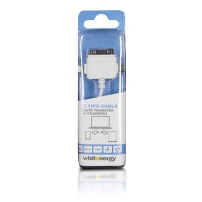 Whitenergy Kabel do przesyłu danych 3w1: Micro USB, Lightning, iPhone 4
