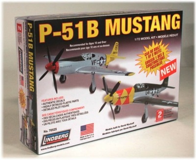 Model Do Sklejania Lindberg Samolot P-51 Mustang