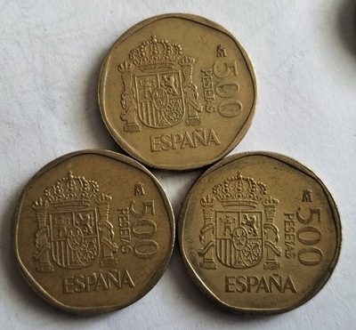 Moneta Hiszpania 500 peset