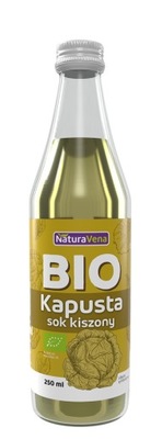 SOK Z KAPUSTY KISZONEJ BIO 250 ml - NATURAVENA