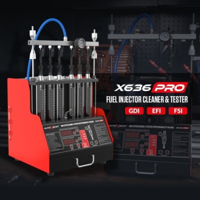 AUTOXSCAN X636Pro Czyszczarka wtryskiwaczy GDI