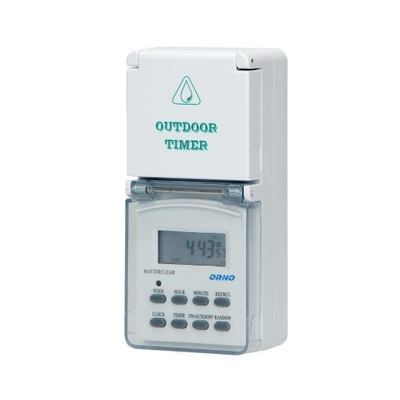 2 x Programator Czasowy Timer Włącznik Wyłącznik IP44