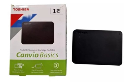 DYSK PRZENOŚNY TOSHIBA CANVIO BASICS 1TB KOMPLET