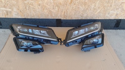 Skoda kadiaq левая правая лампа full led перед фото №1