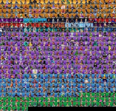 FORTNITE KONTO TRAVIS BANDIT MARVEL STAR WARS GALAXY VDOLCE OG SKINY SKULL