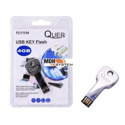 PENDRIVE USB UKRYTY KLUCZYK Flash 4GB Quer