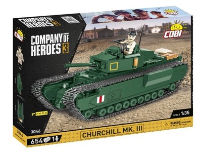 Klocki COBI Company of Heroes 3 Churchill Mk. III