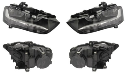 Фара лампа h7+h7 audi a4 b8 s4 2011-2015 левая + правая 2 szt. tyc фото №1