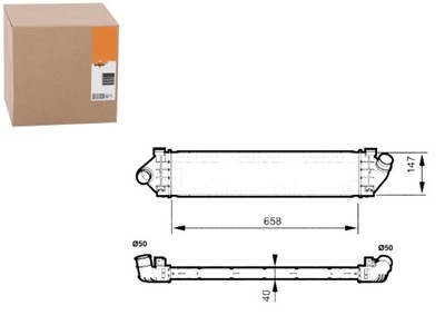 Интеркулер volvo s60 ii s80 ii v60 i v70 iii ford фото №1