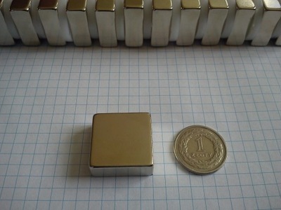 MAGNES NEODYMOWY MAGNESY NEODYMOWE 25x25x10