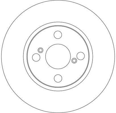 DISC HAM. TOYOTA COROLLA DF4403 TRW TRW DF4403 DISC BRAKE  