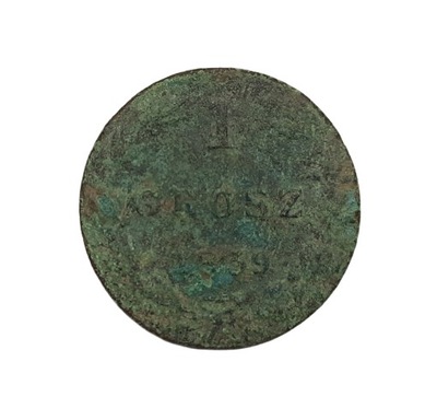 Stara moneta 1 Grosz Polski chyba 1839 Polska