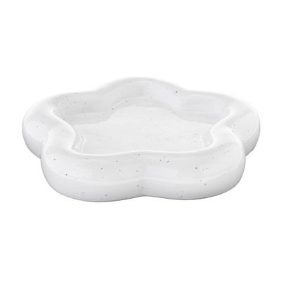 Biała elegancka ceramiczna zastawa stołowa