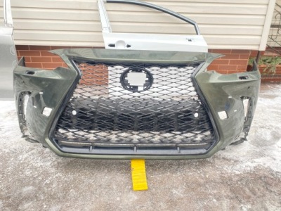 Lexus nx ii f-sport 2021- бампер передний 53101-78500 + решётка радиатора фото №1