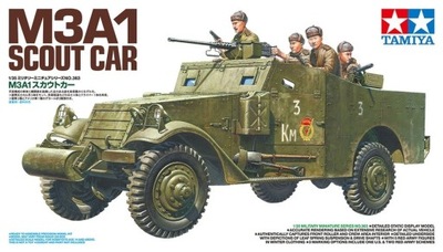 TAMIYA Model plastikowy M3A1 Scout Car