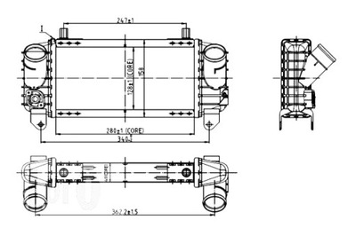 ABAKUS INTERCOOLER AUDI A 2 00-  