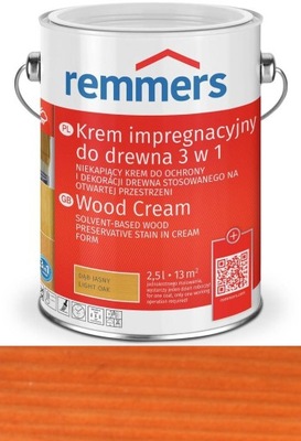 Remmers Holzschutz-Creme lazura 2,5L Mahoń