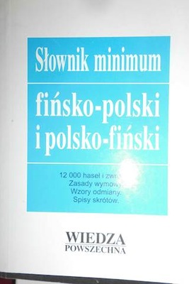 Słownik minimum fińsko-polski polsko-fiński