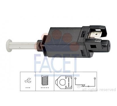 Выключатель света стоп facet 7.1056 фото №1