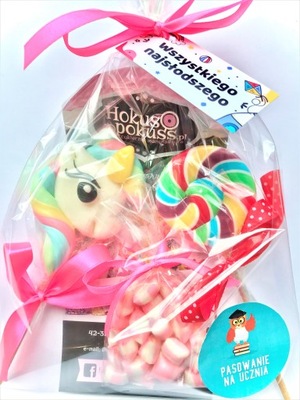 PASOWANIE NA UCZNIA PREZENT ZESTAW LIZAKÓW