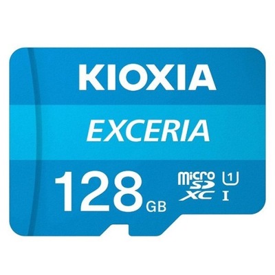 Kioxia Karta pamięci Exceria (M203), 128GB, microSDXC, LMEX1L128GG2, UHS-I