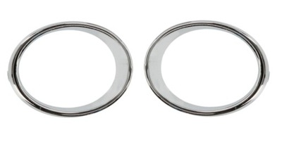 Renault kadjar 2015- рамка протитуманної фари хром l+p kpl фото №1