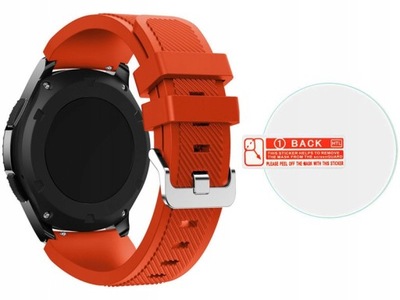CZERWONY Pasek Smartwatch Samsung Gear S3 FRONTIER