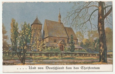 BYTOM. SCHROTKIRCHE IM STADTPARK BEUTHEN