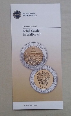 Folder - Zamek Książ w Wałbrzychu - angielski