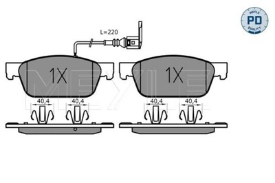 TRINKELĖS STABDŽIŲ VW PRIEK. T5 03- 0252462318/PD 