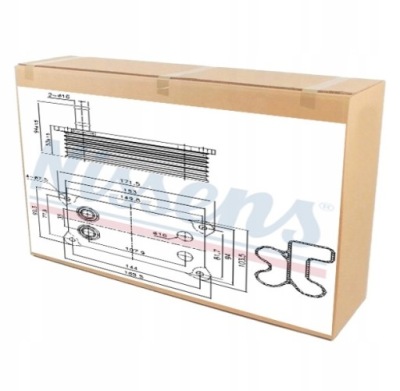 Радіатор оливи land rover defender 2.2 td4 2.4 up фото №1