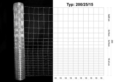 SIATKA LEŚNA 200/25/15 Medium
