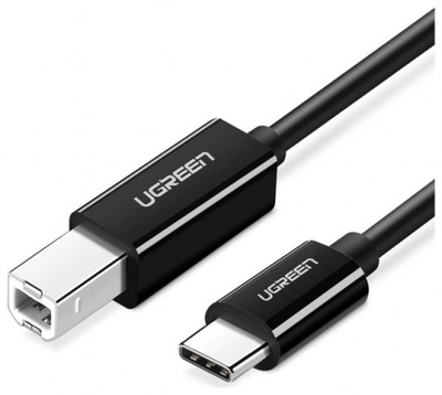 Kabel USB 2.0 C-B UGREEN US241 do drukarki 2m (czarny)