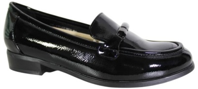 Półbuty Damskie Potocki 25-12065 R.38 Czarny Lakier