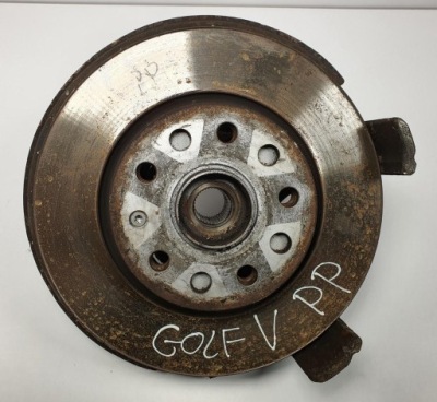 Ступица поворотный кулак правый перед vw golf v 1.6 fsi фото №1
