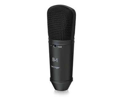 Behringer B-1 DARK EDITION studyjny wielkomembranowy mikrofon pojemnościowy