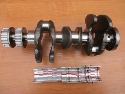 Ford fiesta focus 1.0 ecoboost yyjf wał колінчастий вкладиші t46ac фото №1