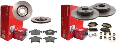 ДИСКИ ТОРМОЗНЫЕ КОЛОДКИ P+T BREMBO OPEL ASTRA H 308MM