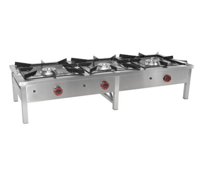 TABORET GASTRONOMICZNY GAZOWY KUCHENKA 3-PALNIKOWA 3x6,5KW EGAZ TG-321.I