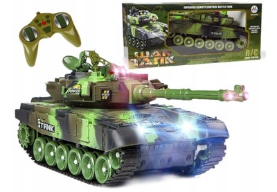 DUŻY CZOŁG Zdalnie Sterowany WAR TANK 9993 LED