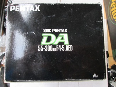 Obiektyw Pentax K SMC Pentax DA 55-300mm f/4-5,8 ED W PUDEŁKU