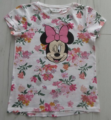 H&M Dżersejowy top Myszka Minnie 134/140