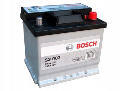 АКУМУЛЯТОР BOSCH 12V 45AH 400A P+ S3002