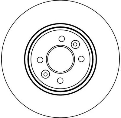 DISKU HAM. RENAULT KANGOO 280MM TRW DF4110 DISKU STABDŽIŲ 