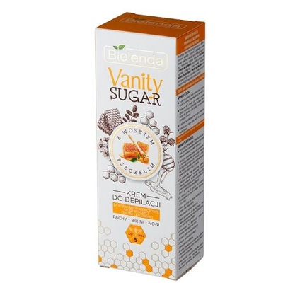 BIELENDA Vanity Sugar krem do depilacji z woskiem pszczelim, 100ml