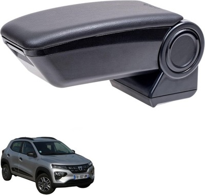 Подлокотник rati armster3 do dacia spring 2021 ze бардачок чёрный фото №1