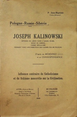 Joseph Kalinowski 1923 r.