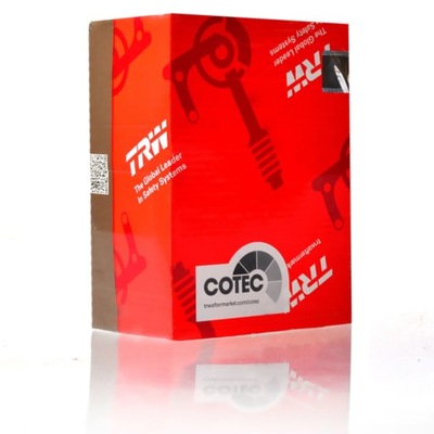 Гальмівні колодки гальмівні перед trw gdb1291 cotec фото №1