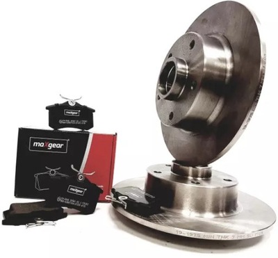 Maxgear тормозные диски+ тормозные колодки задняя renault fluence подшипник фото №1