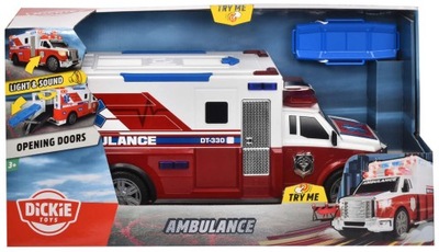 AMBULANS DICKIE TOYS LIGHT SOUND 3+